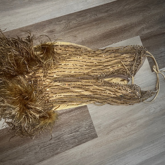 Gold dress xs - Picture 3 of 7